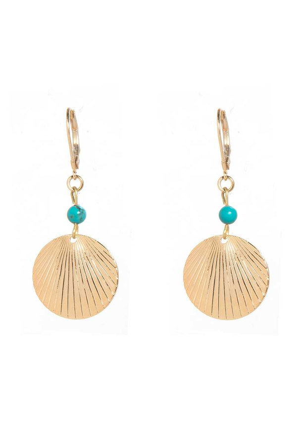 Dear Charlotte Isis Turquoise Earrings - Talis Collection