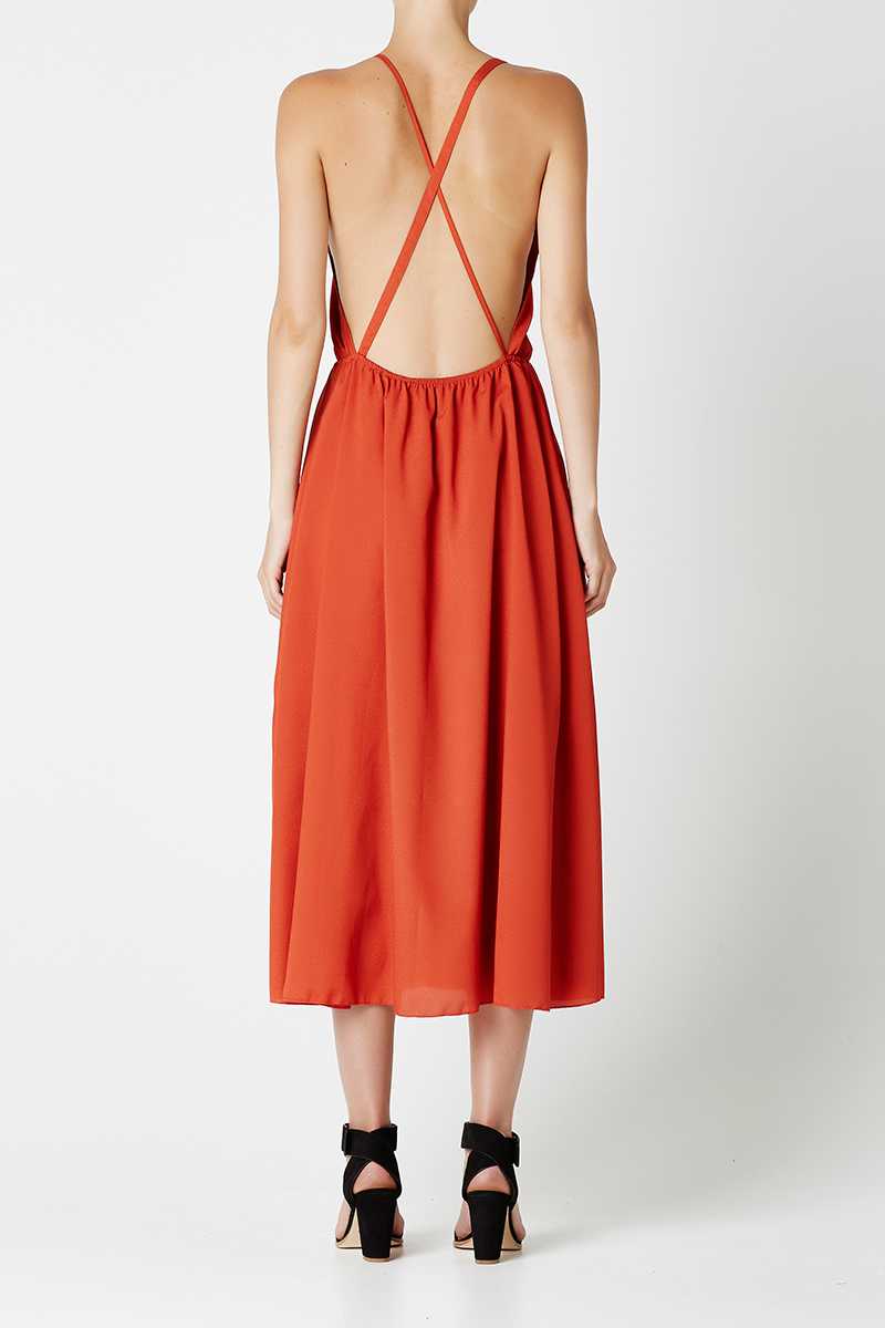 May the Label Opal Dress Terracotta