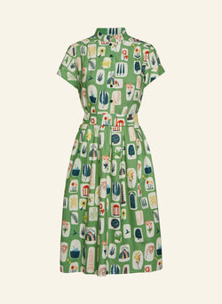 Palava Louise Dress Green Postcards Palava Louise Dress Green Postcards