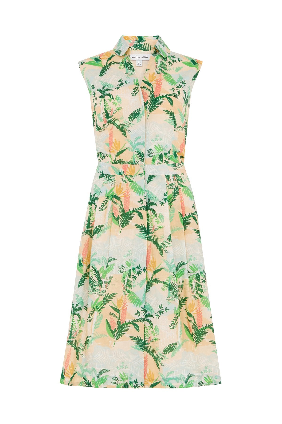 emily and fin green dress Emily and Fin Claudia Dress Botanical Parakeets