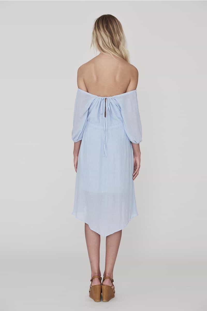 cooper st blue dress Cooper St Never Fade Front Pleat Dress