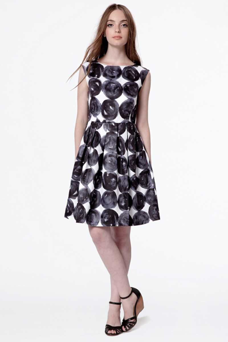 Dear Creatures Polka Dot Fit and Flare Harper Dress - Talis Collection