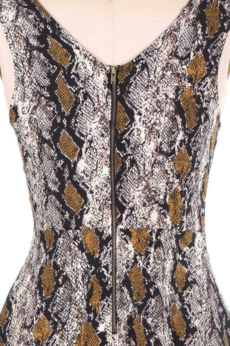 Loren Snake Print Dress