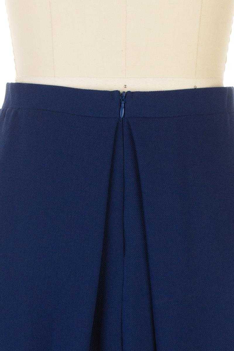 Everly A-line Midi Skirt Navy - Talis Collection