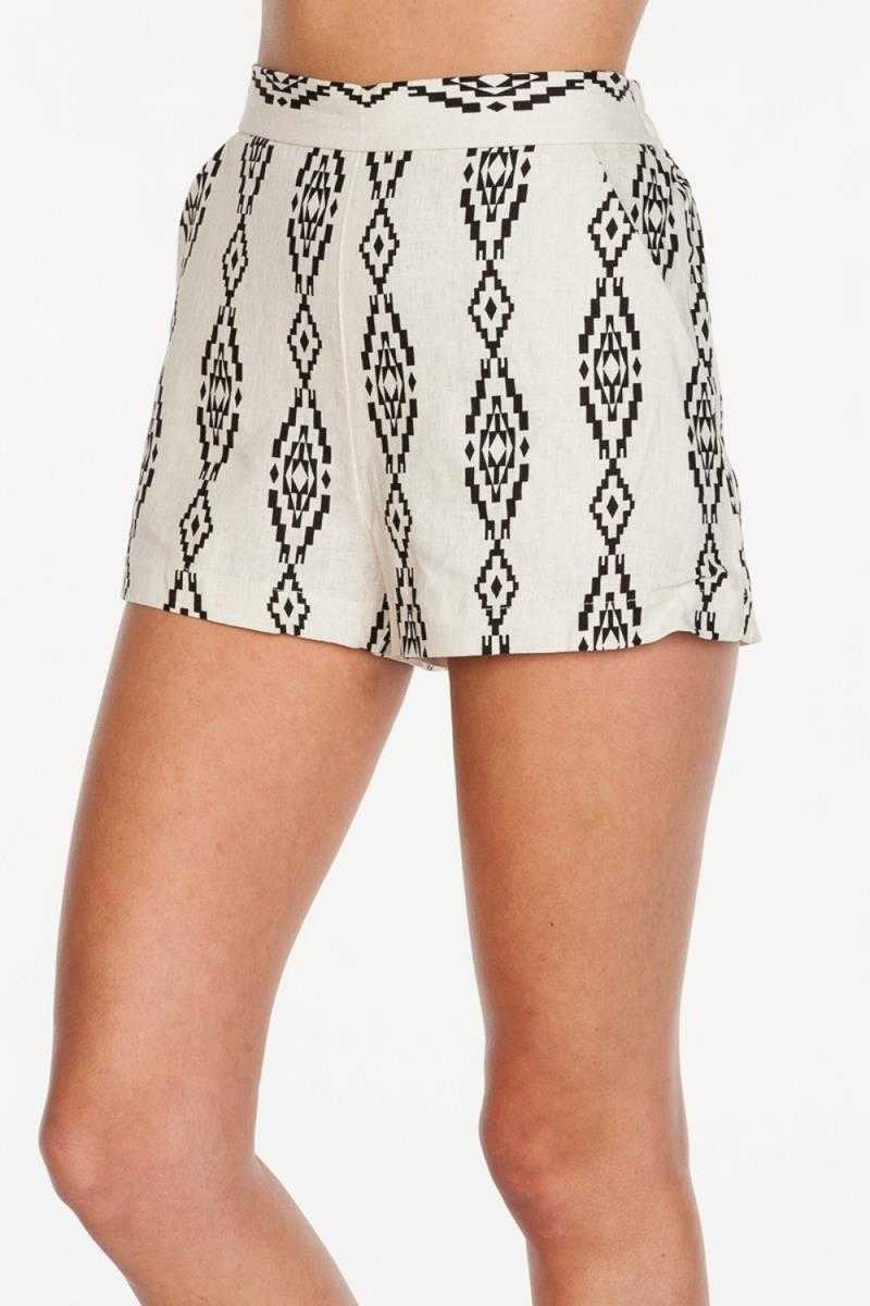 Everly Aztec Print Shorts - Talis Collection