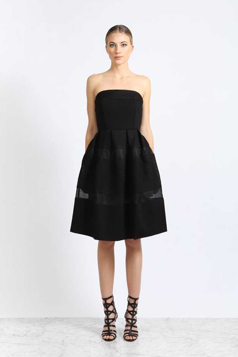 Elliatt Underworld Strapless Sakter Dress Black - Talis Collection Elliatt Underworld Strapless Sakter Dress Black - Talis Collection