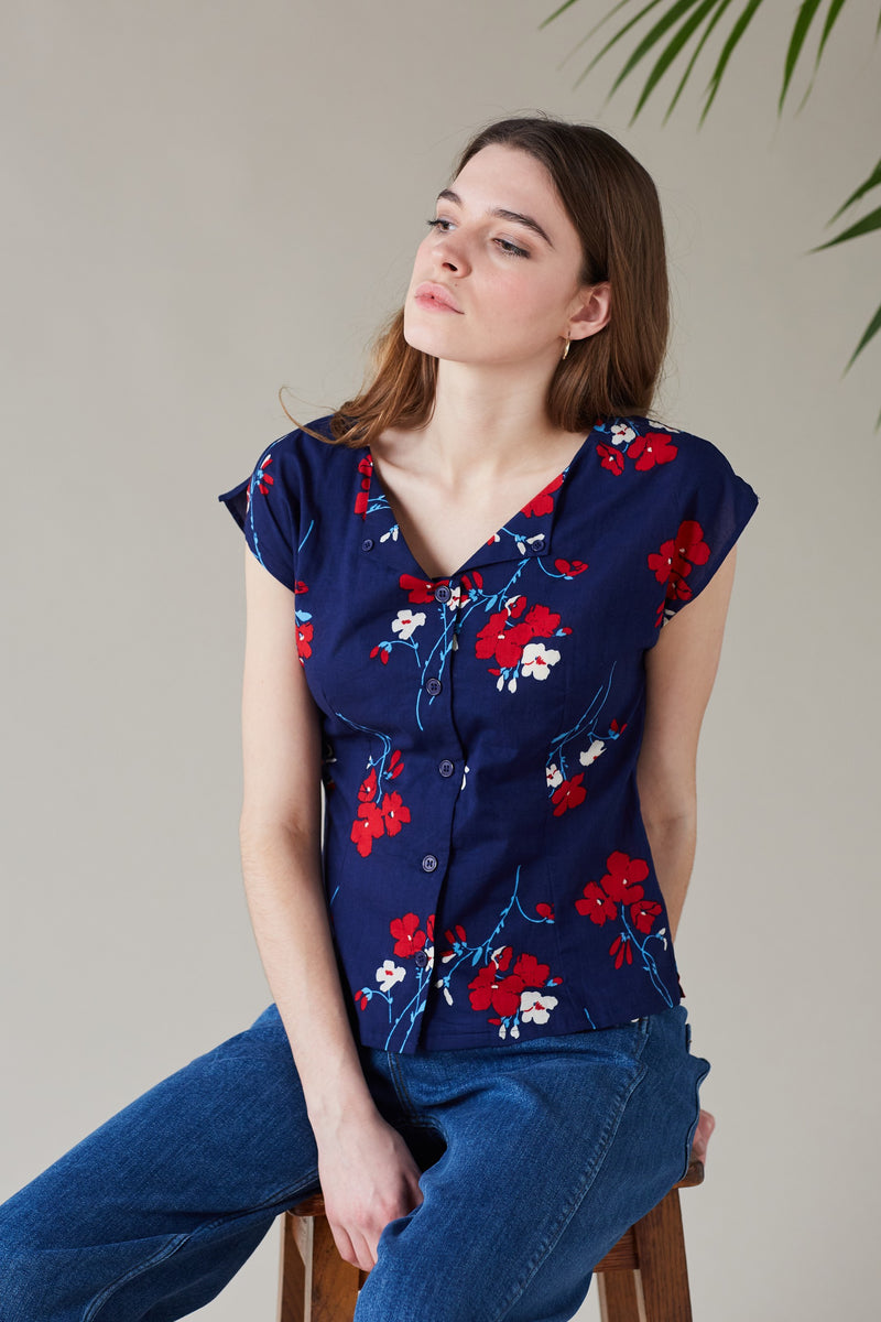 Emily and Fin Jodie Top Spring Florets Sample Sale