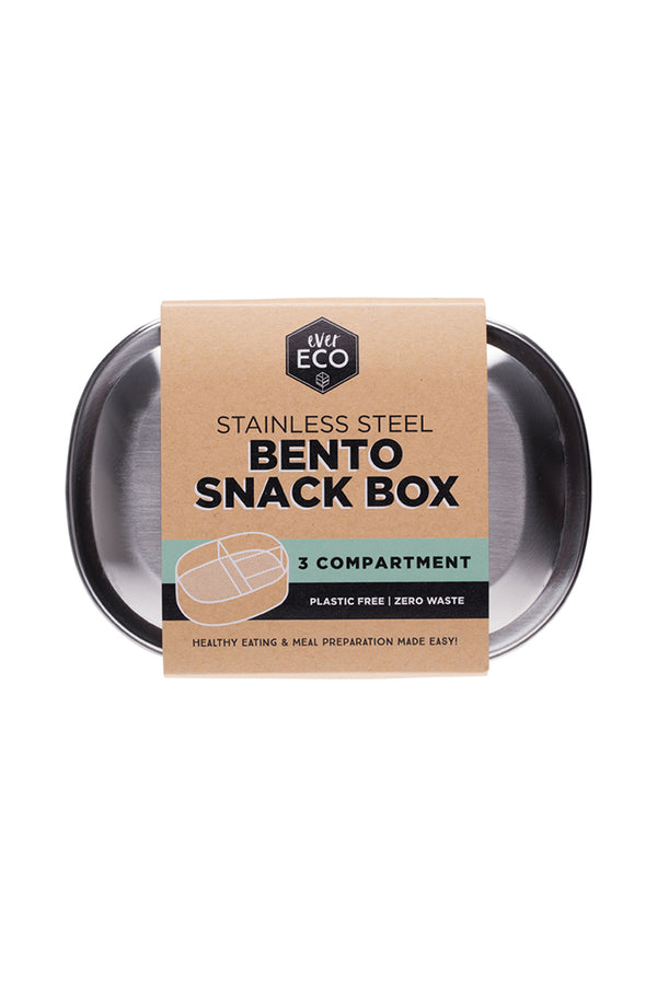 Ever Eco Bento Snack Box 3 Compartment 580ml - Talis Collection