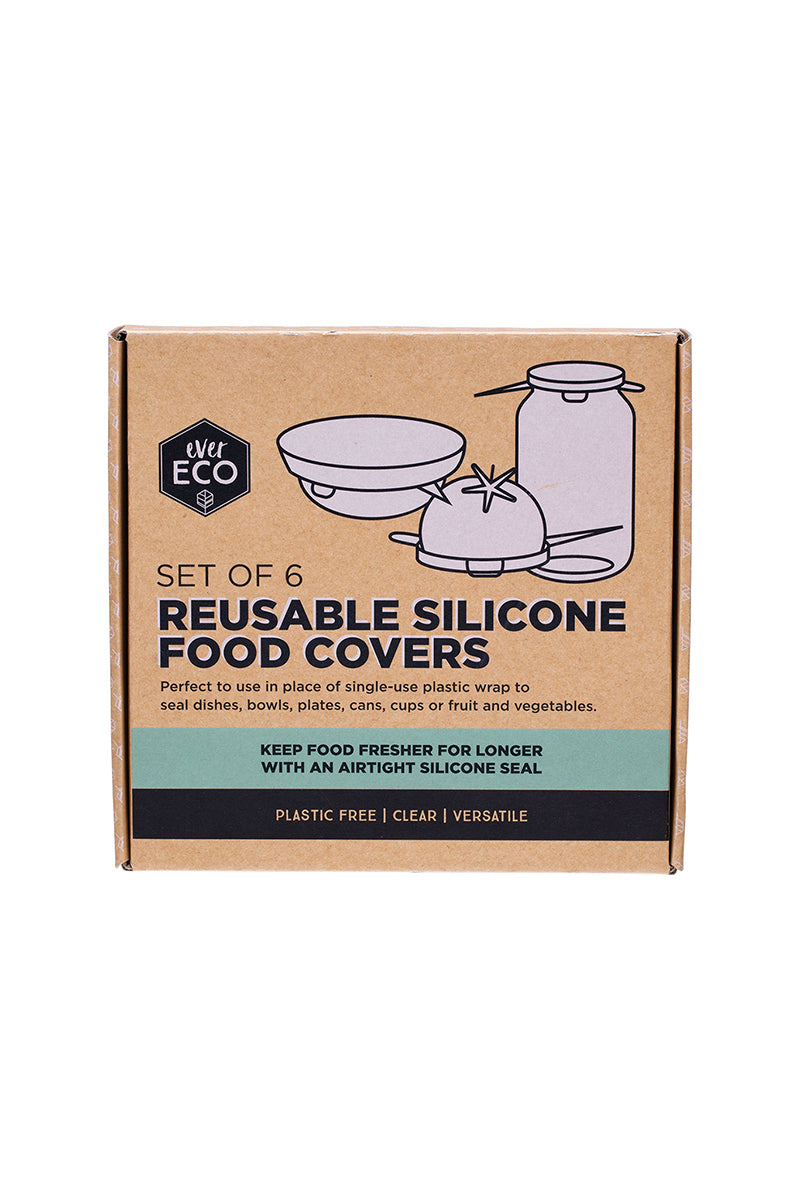 Ever Eco Silicone Food Cover Set of 6 - Talis Collection