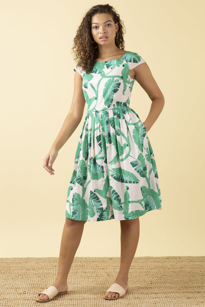 emily and fin green dress Emily & Fin 'Abigail' dress in green polka dots