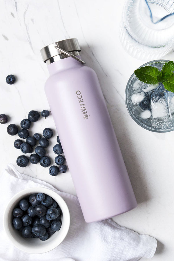 Ever Eco Stainless Steel Insulated Drink Bottle Byron Bay Lilac 750ml
