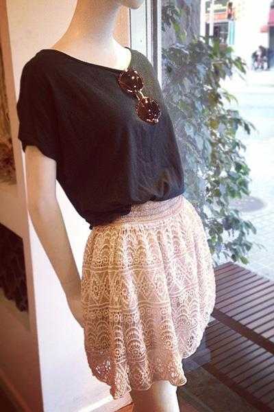 Natalia Lace Mini Skirt