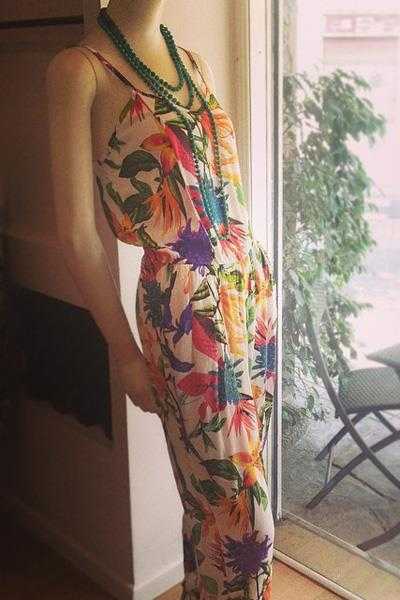 Mary Floral Jumpsuits