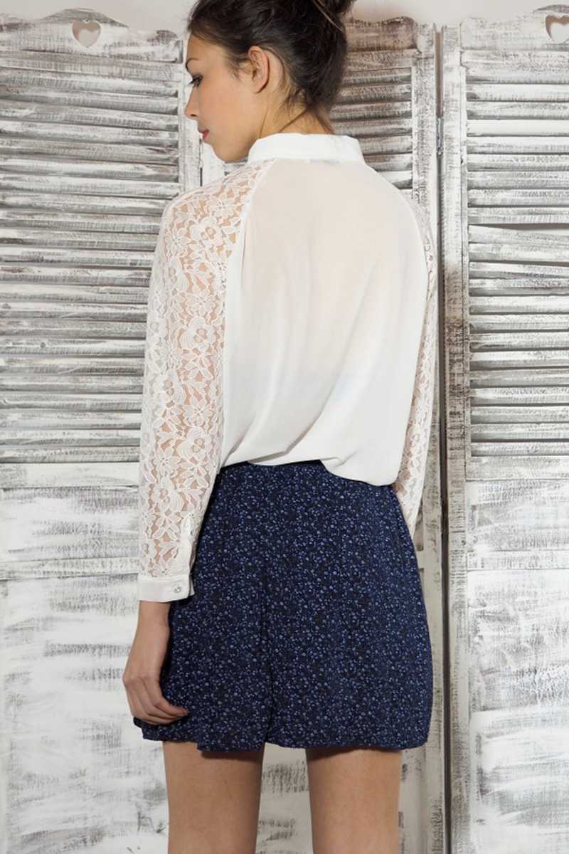Eugenie Floral Mini Skirt - Talis Collection