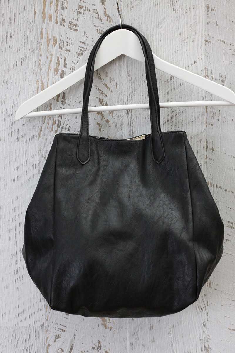 Nico Leather Shoulder Shopper Bag
