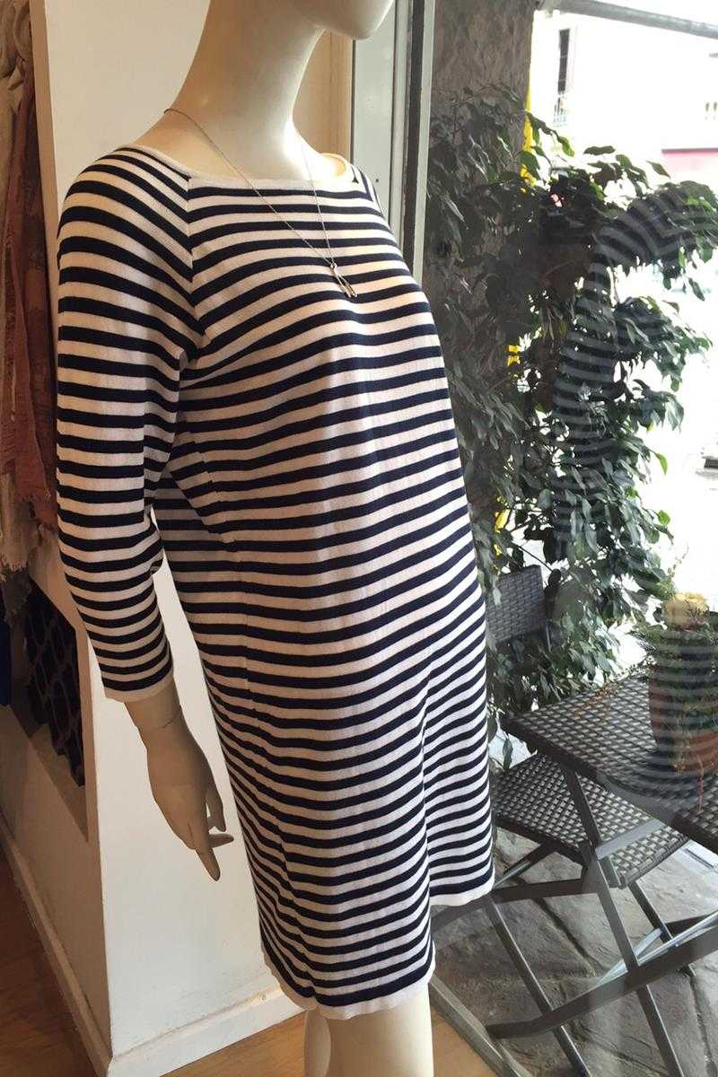 Striped Knitted Dress