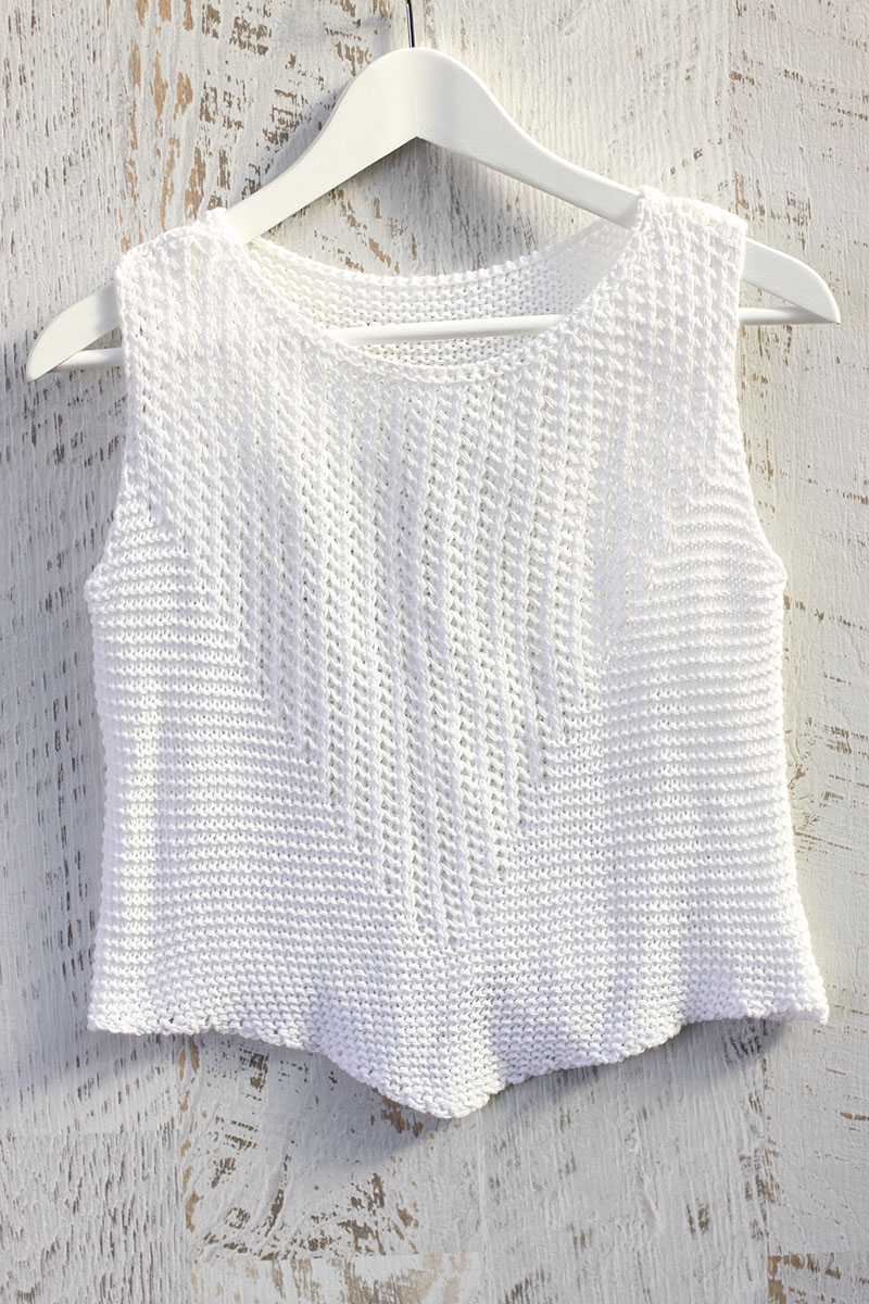 Perle Knitted Crop Top