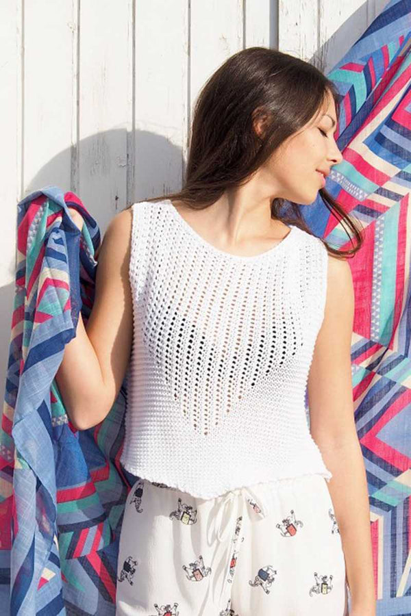 Perle Knitted Crop Top
