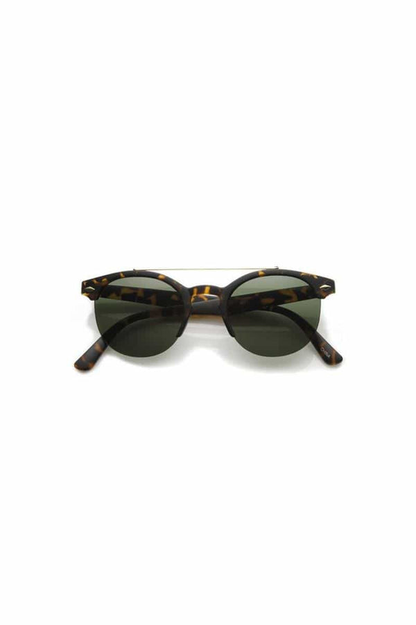 Matte Tortoise Green Sunglasses