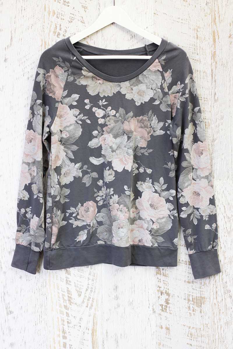 Leira Floral Print Sweater