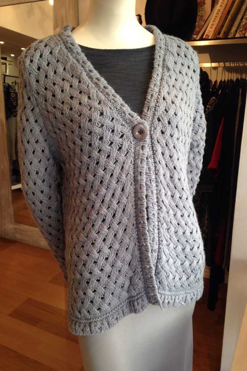 Alyce Cardi In Chunky Wool Knit - Talis Collection