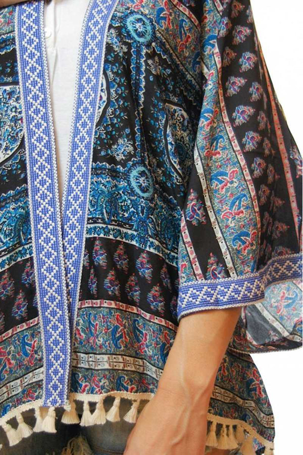 Aida Traditional Printed Kimono - Talis Collection