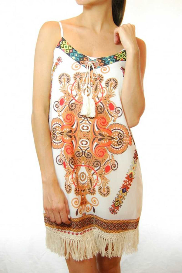 Estela Printed Dress - Talis Collection