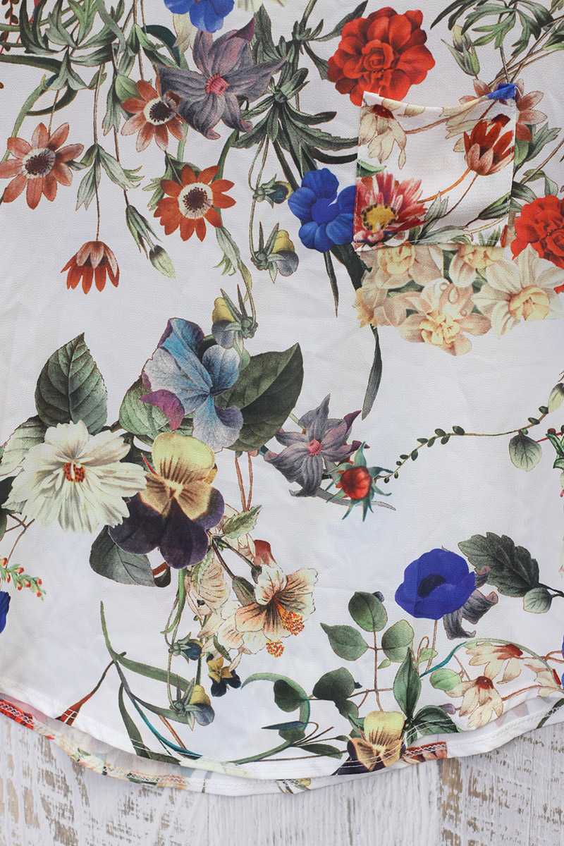 Ainara Floral Print Top - Talis Collection