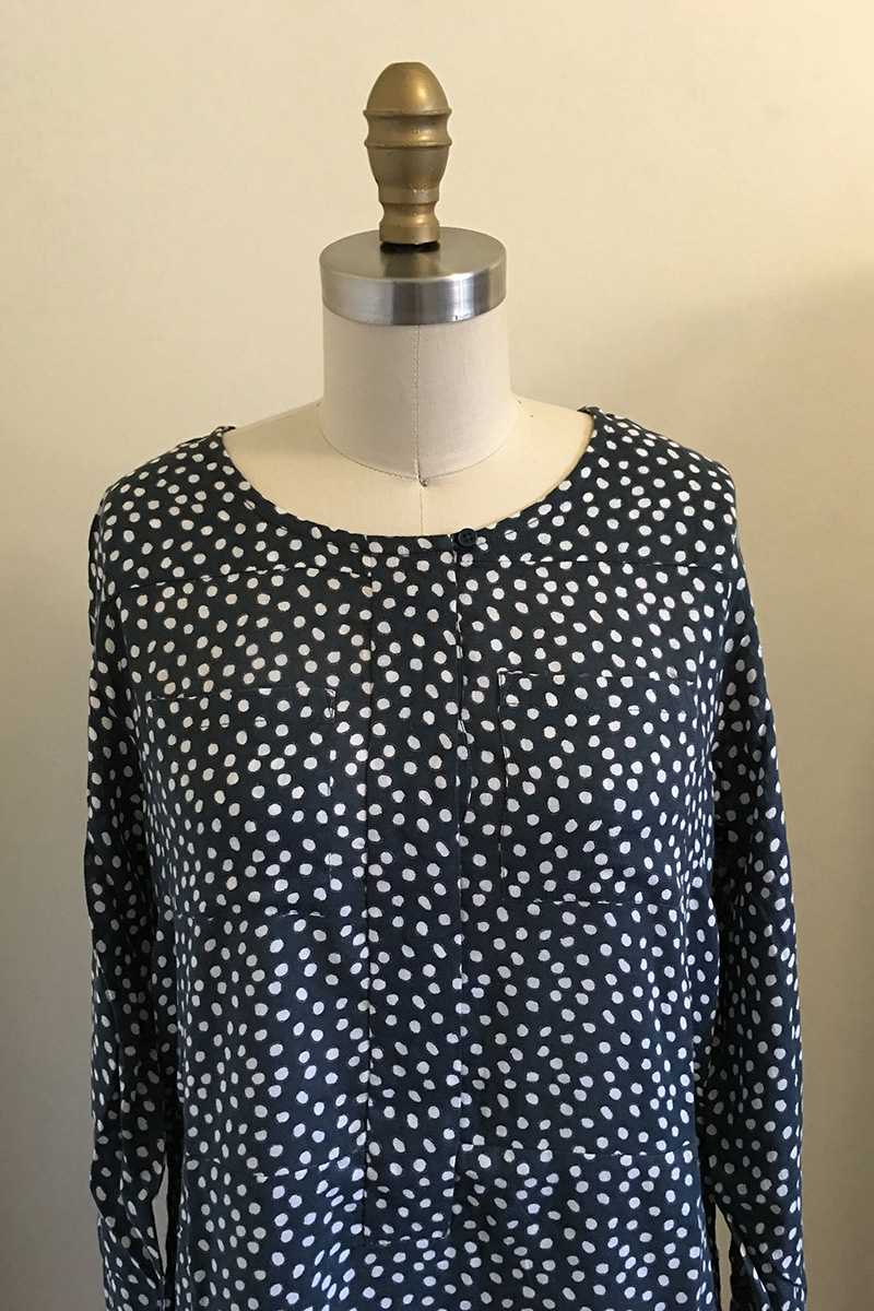Indi and Cold Dot Dress in Blue