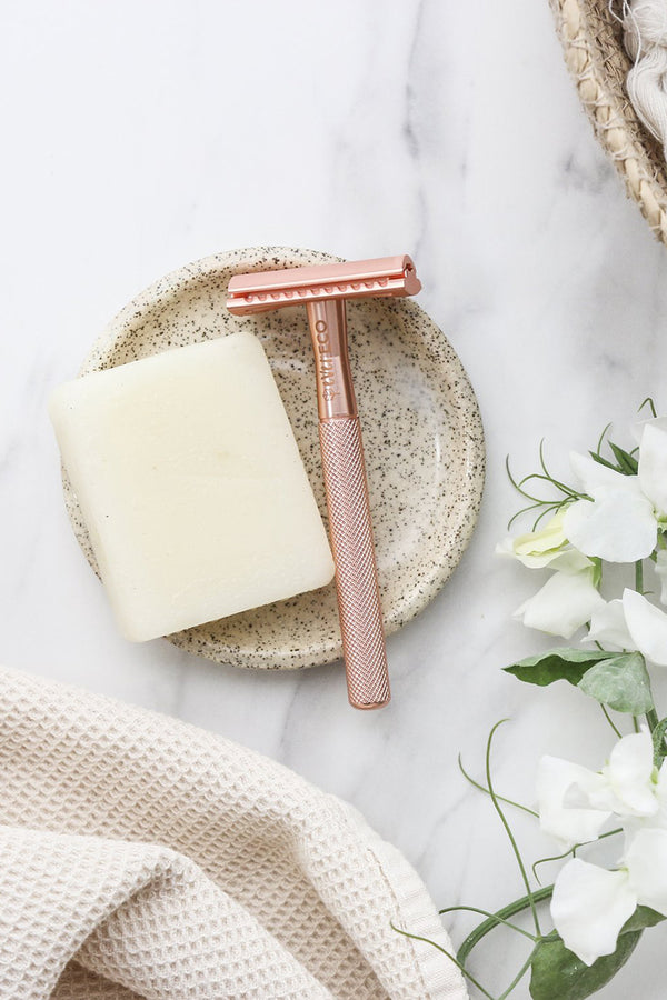 Ever Eco Rose Gold Safety Razor With 10 Replacement Blades
