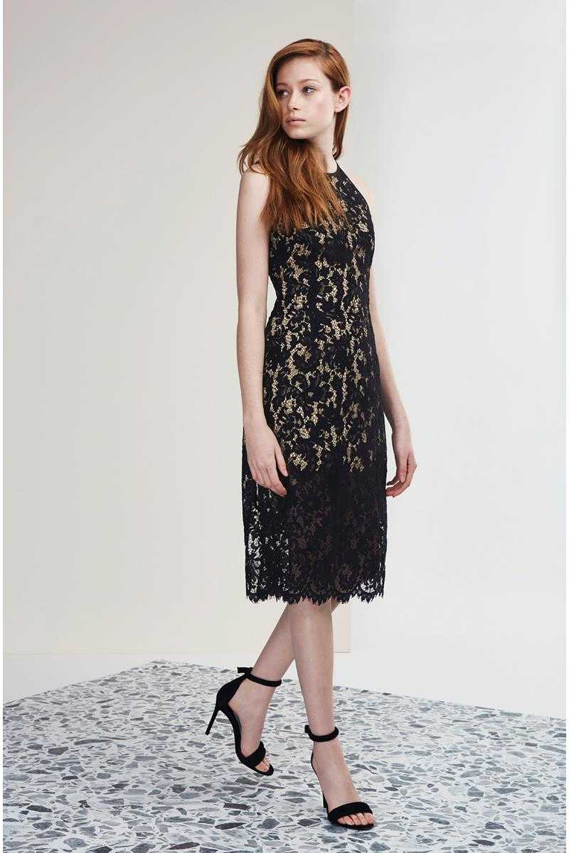 Keepsake Let It Happen Lace Midi Dress Black Keepsake Let It Happen Lace Midi Dress Black