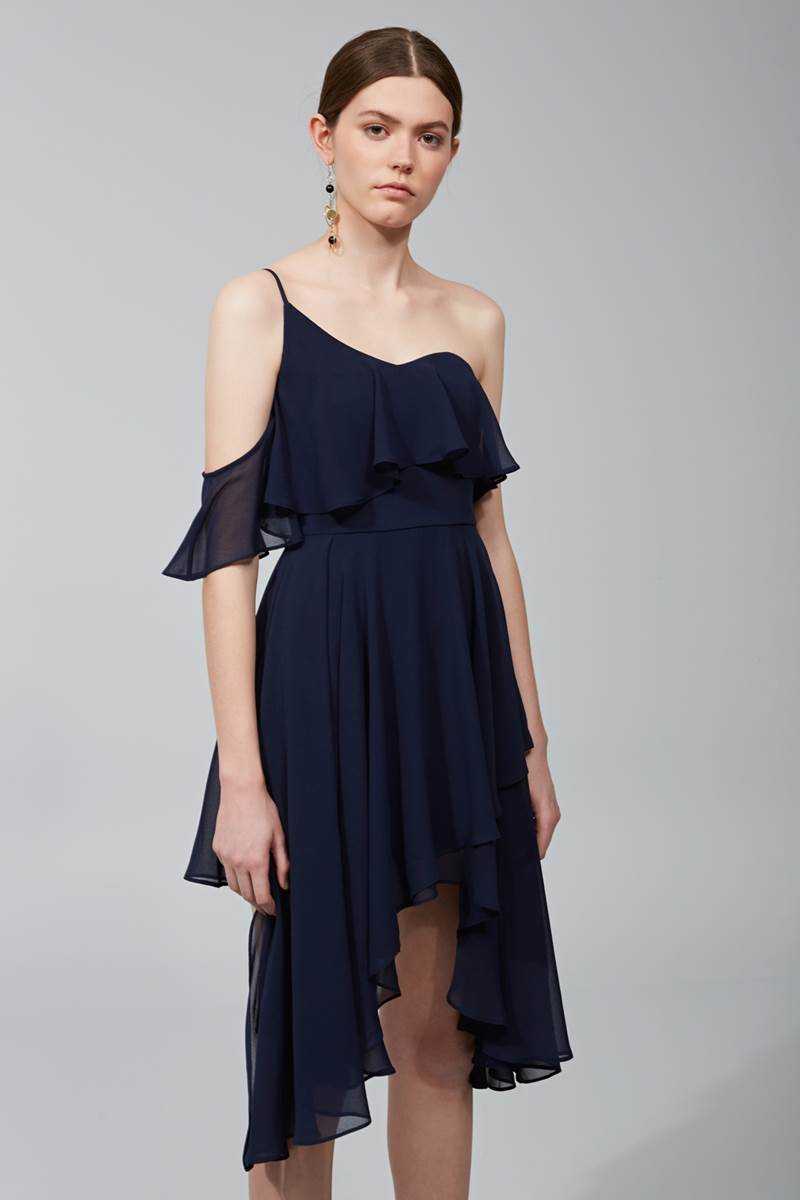 Keepsake Downtown Mini Dress Navy Keepsake Downtown Mini Dress Navy