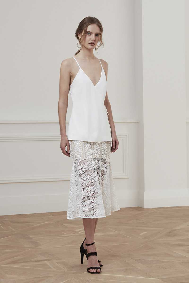 keepsake uptown midi dress Keepsake White Belted Uptown Midi Dress 6 NEW
