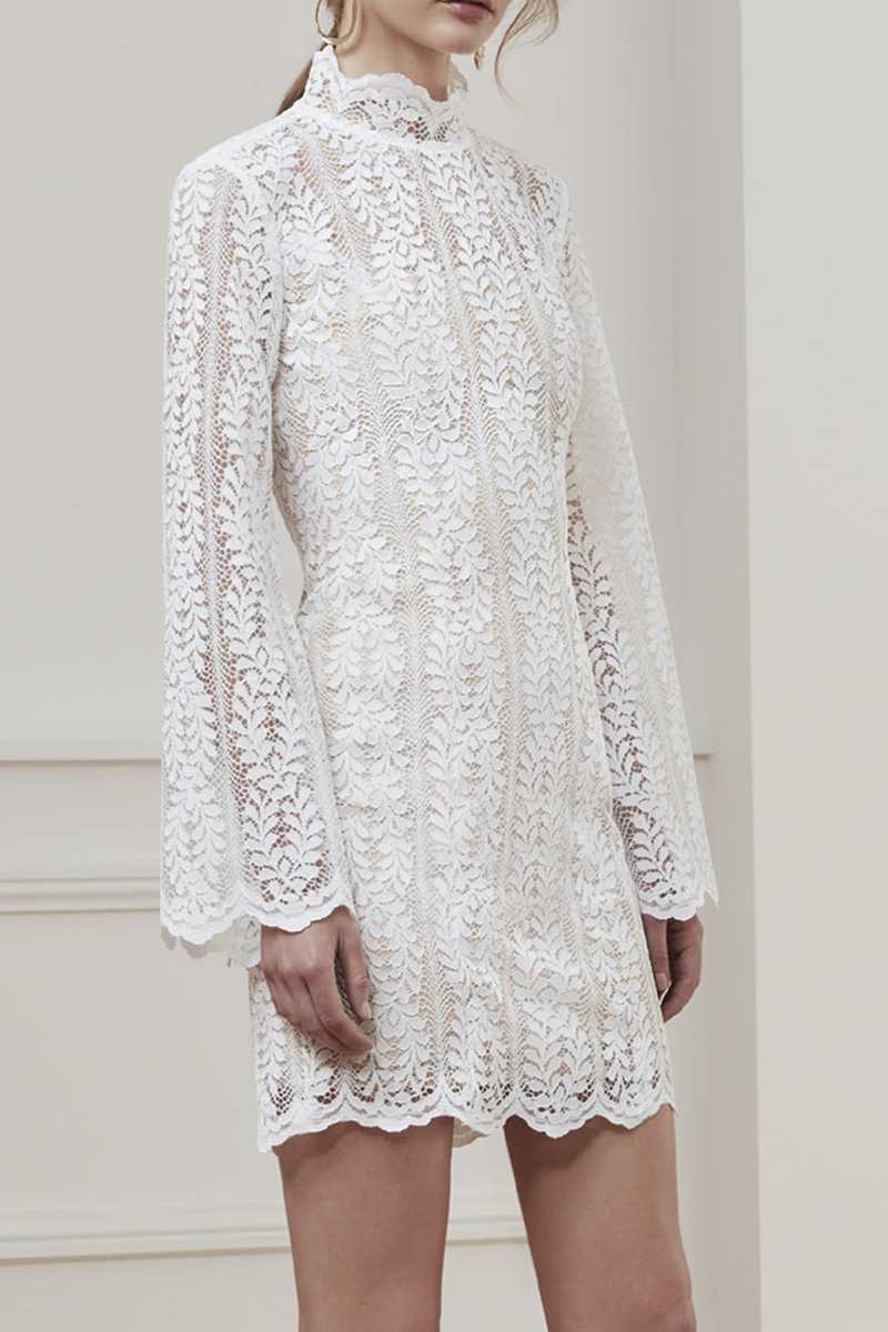 Keepsake Uptown LS Lace Mini Dress Keepsake Uptown LS Lace Mini Dress