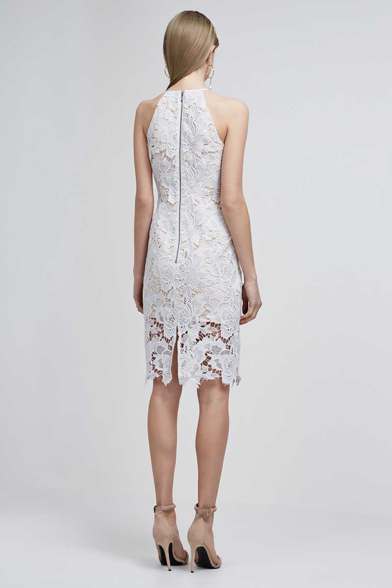 Keepsake Lonely Lover Lace Dress Oyster