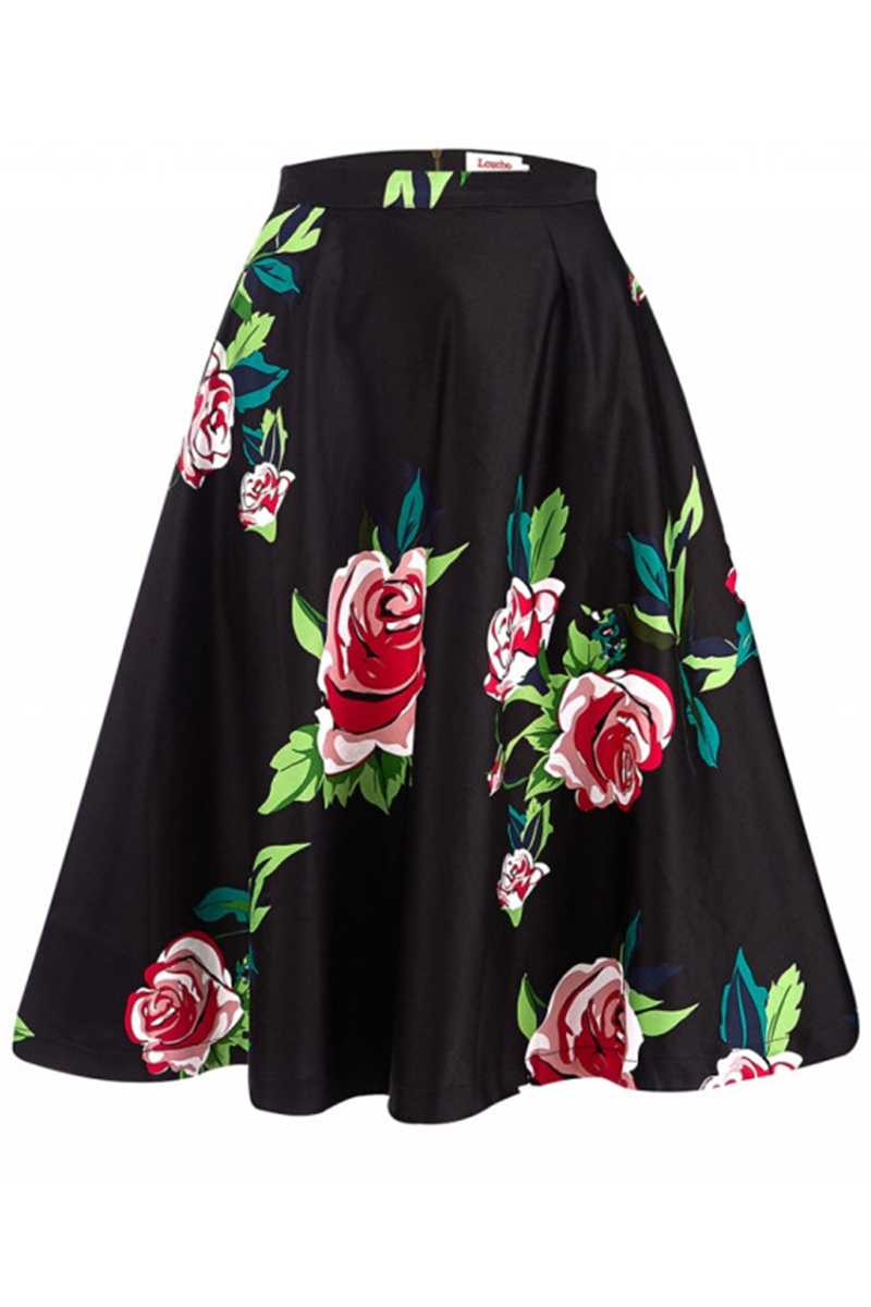 Louche London Raleri Floral Skater Skirt