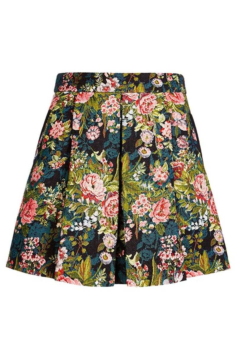 Louche London Hasina Floral Skirt