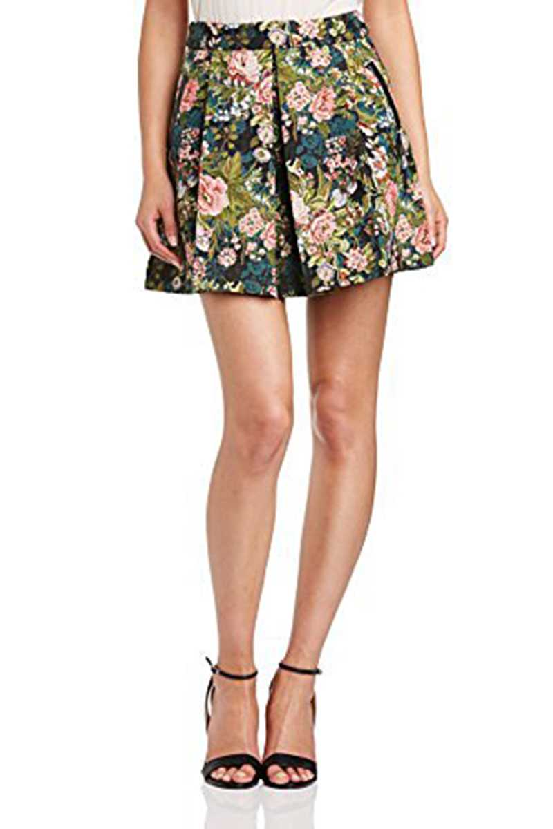 Louche London Hasina Floral Skirt