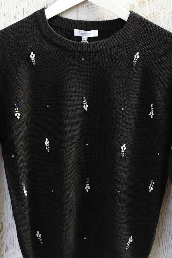 Lucy Paris Dale Beaded Sweater
