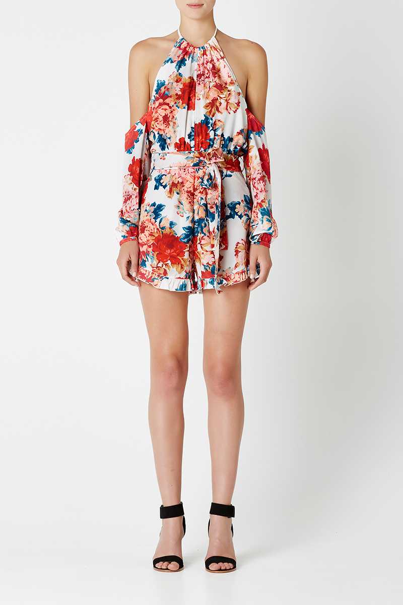 May the Label Tora Playsuit Floral Print
