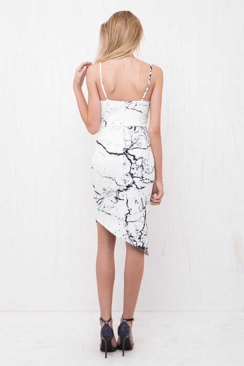 Morrisday Only Heart Dress Marble Print