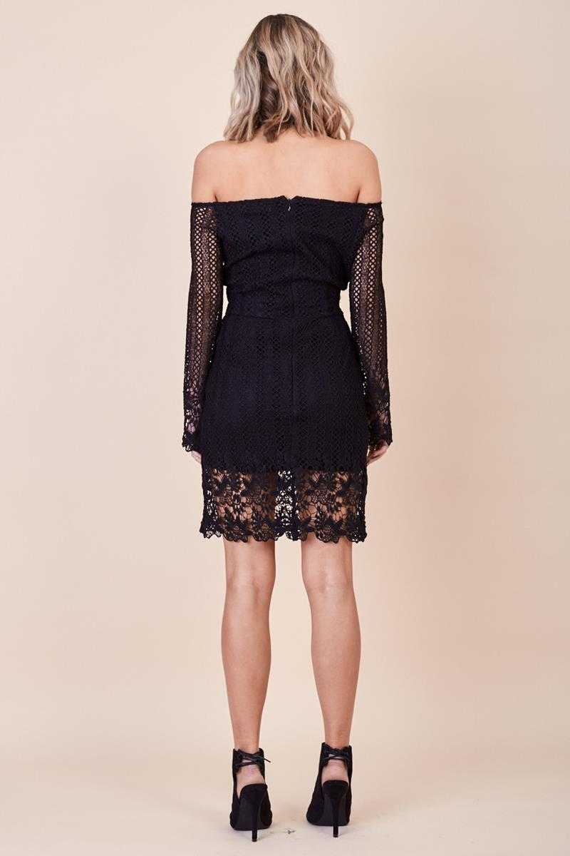Morrisday Spellbound Lace Dress Black