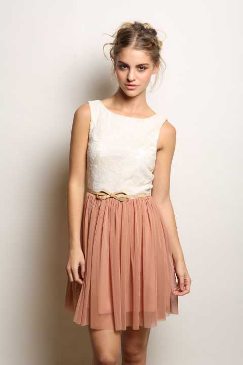 Maggie Sweet Penelope Tulle Dress with Belt