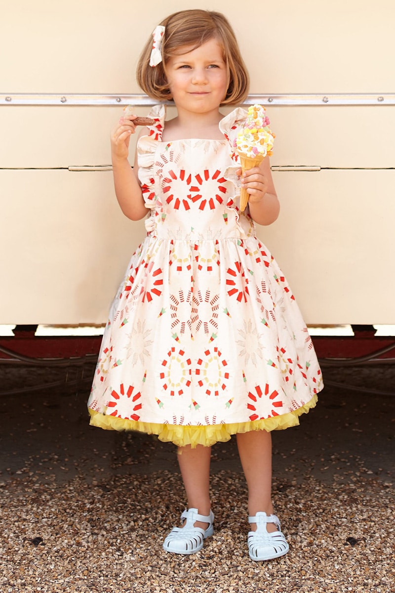Palava Children's Claudia Dress Ice Creams 