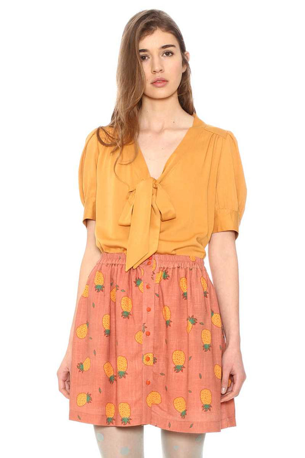Pepaloves Fidela Pineapple Skirt Orange