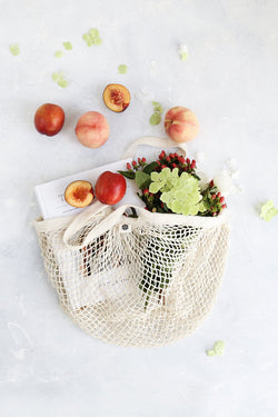Ever Eco Organic Cotton Net Tote Bag - Short Handle