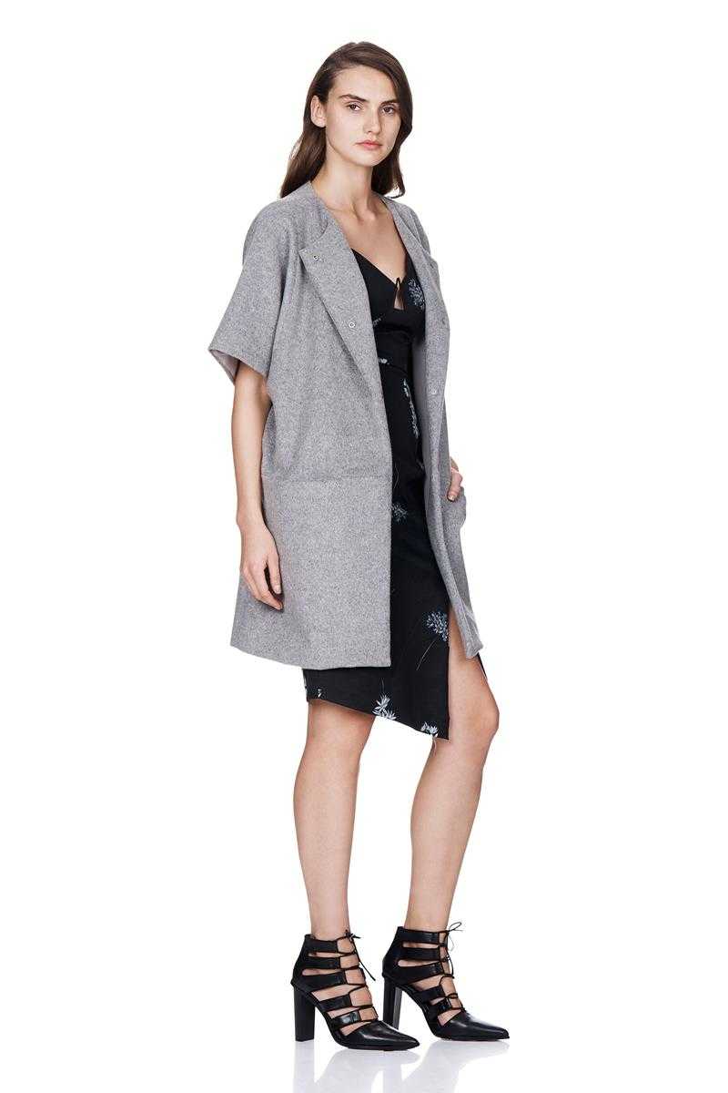 TALULAH Kimono Wool Blend Coat