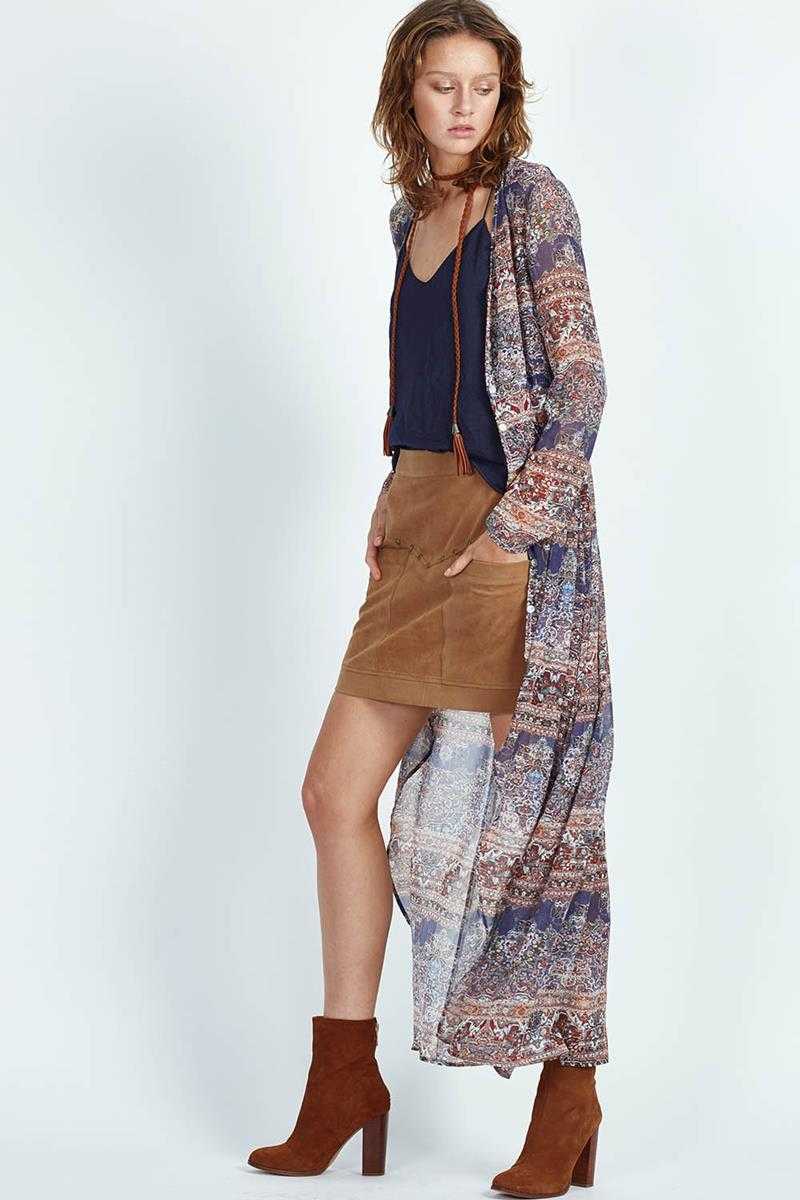 Three of Something Tennesse Suede Skirt