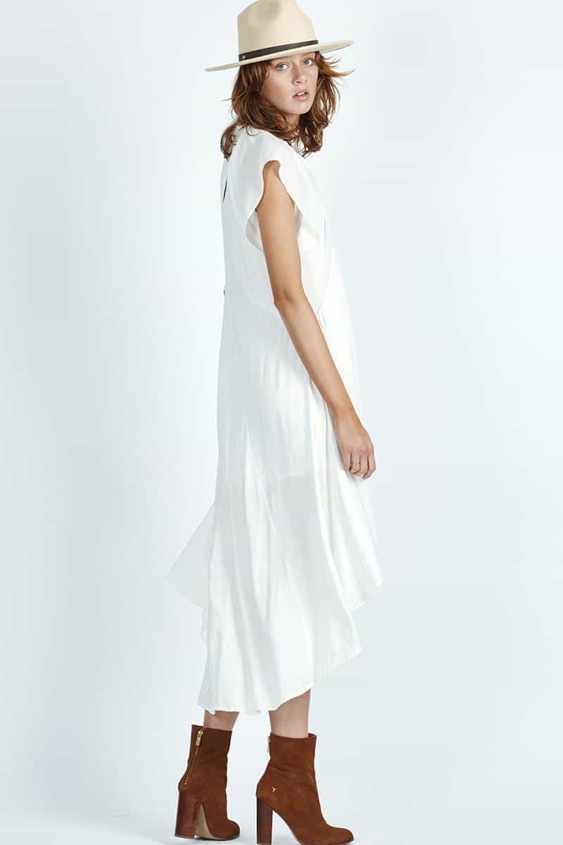 Three of Something Ring Of Fire Dress White